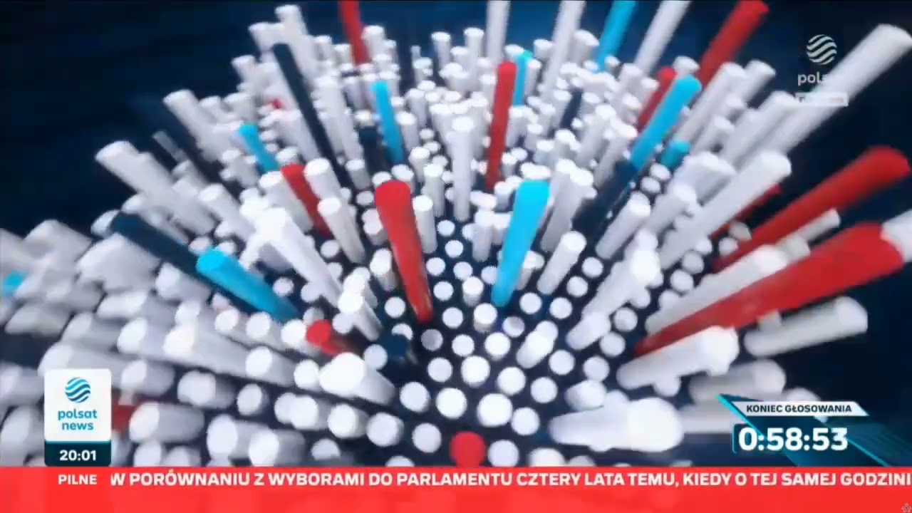 Polsat - Początek Wieczoru Wyborczego (15.10.2023)
