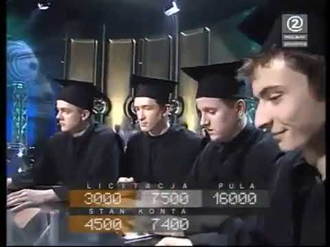 Polsat 2 - Końcówka teleturnieju Awantura o kasę z odcinka 205 i plansza produkcji Polsatu 2005