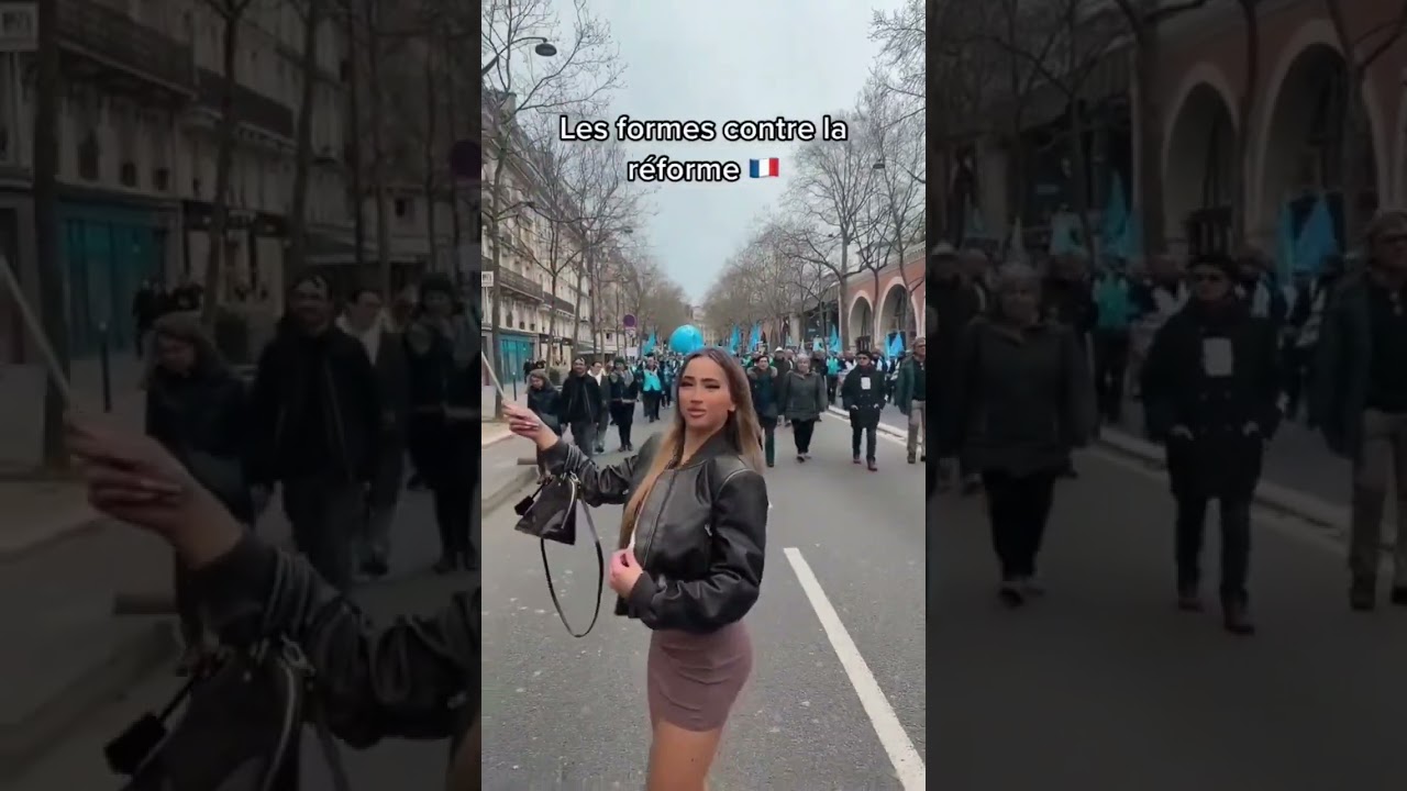 polska l'influenceuse les formes contre la réformes #videodrole #polska