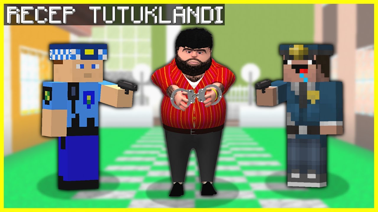 POLİSLER RECEP İVEDİĞİ TUTUKLADI! 😱 - Minecraft