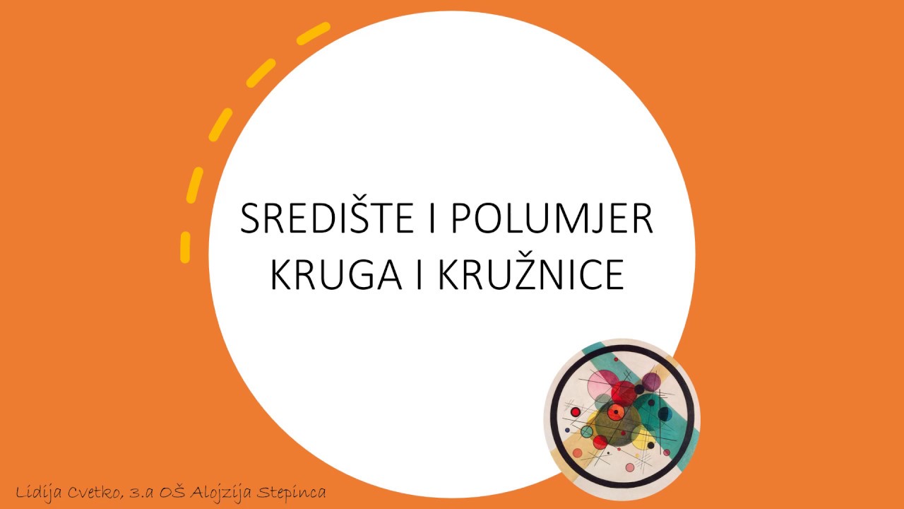 Polumjer kruga i kružnice