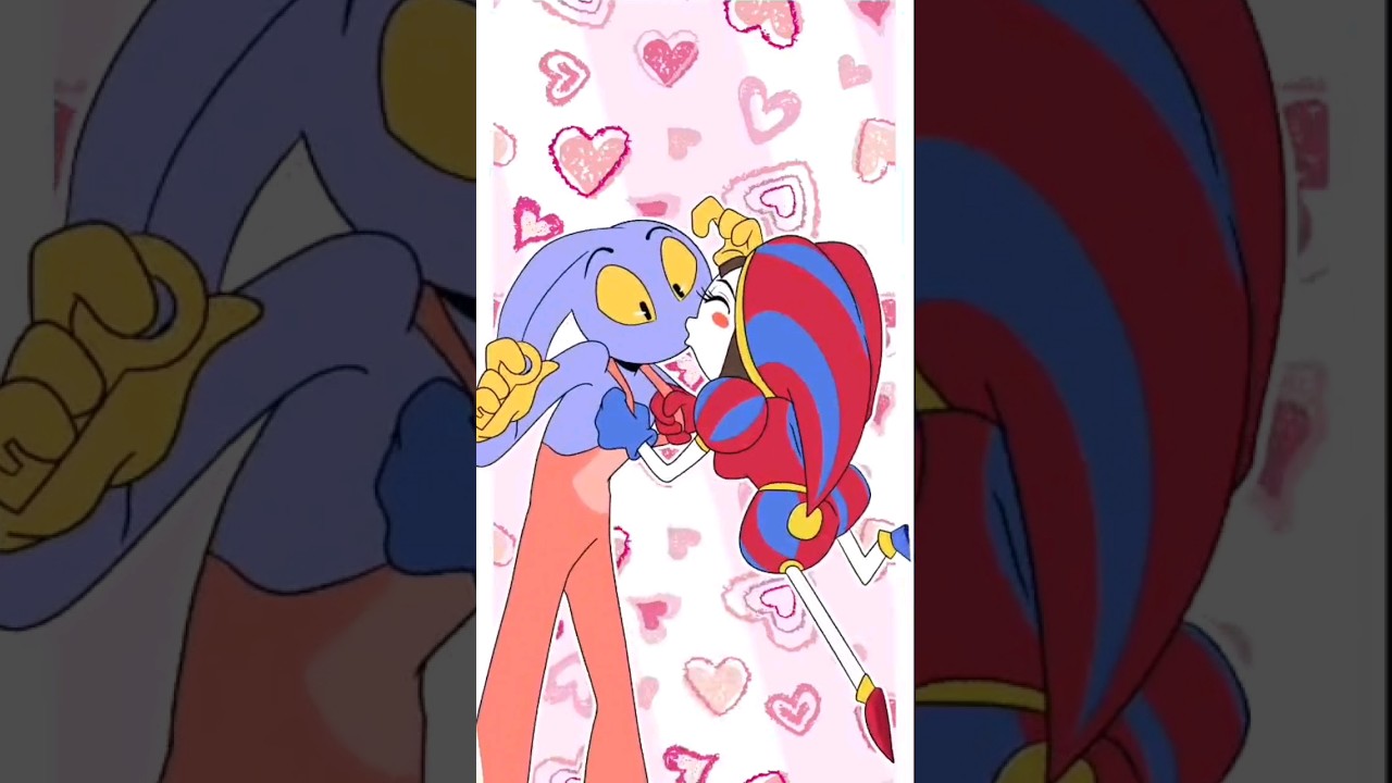 Pomni X Jax First Kiss 💋 | The Amazing Digital Circus