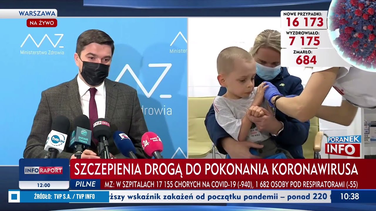 Ponad 16 tys. nowych zakażeń COVID-19 - konferencja prasowa rzecznika ministra zdrowia, 12.01.2022