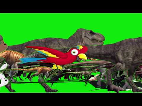 Pooja From Happy Monster Band Leading A Bigger Stampede Green Screen