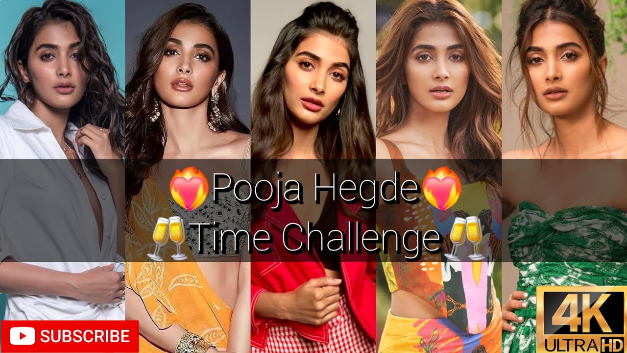 Pooja Hegde ❤️‍🔥🥂😈|Time Challenge|Stop Go Challenge|Actres