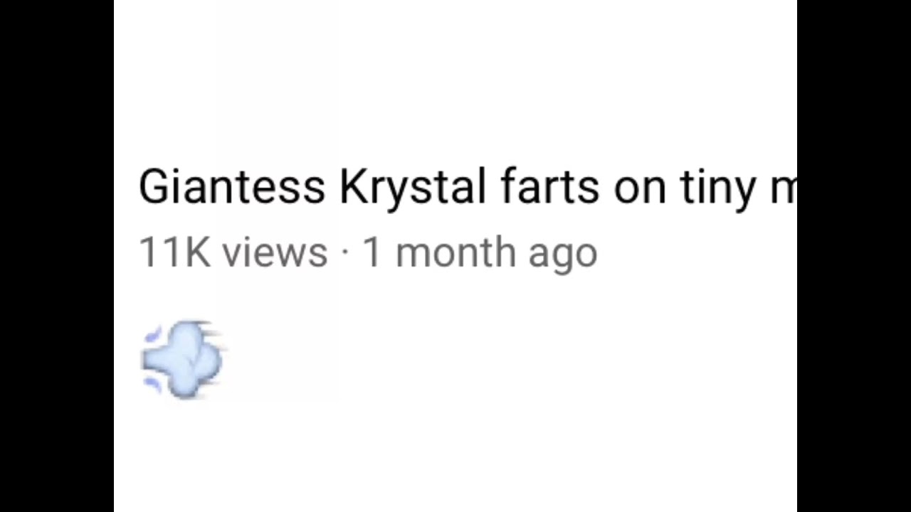 Poor Krystal never gets free from these farting assholes these days huh? =(