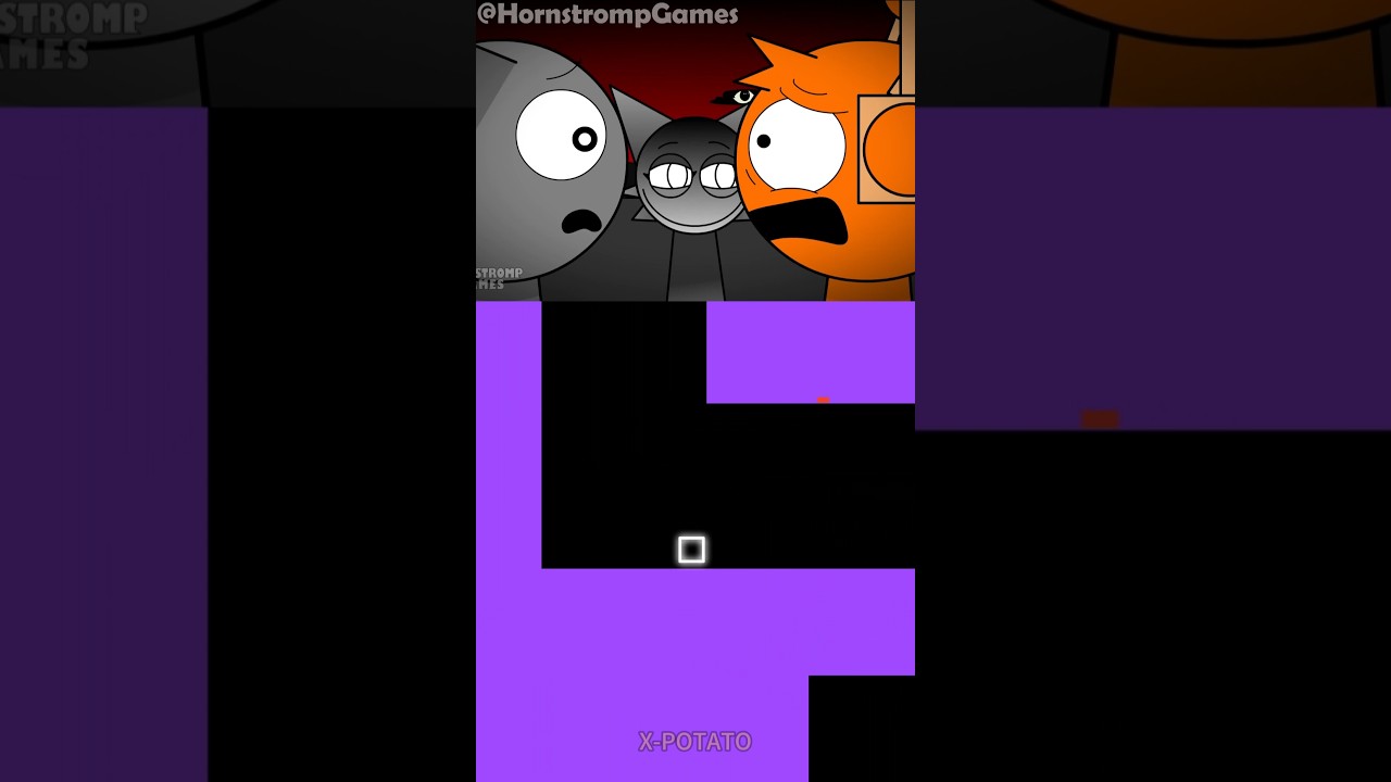 Poor Sprunki 😭 - @HornstrompGames / Xpotato Bouncing Square