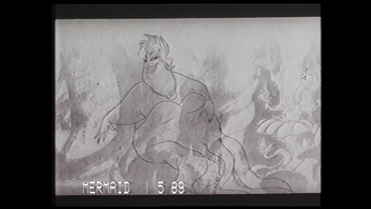 Poor Unfortunate Souls | Pencil Test Workprint 1/5/89 (Remastered) | The Little Mermaid