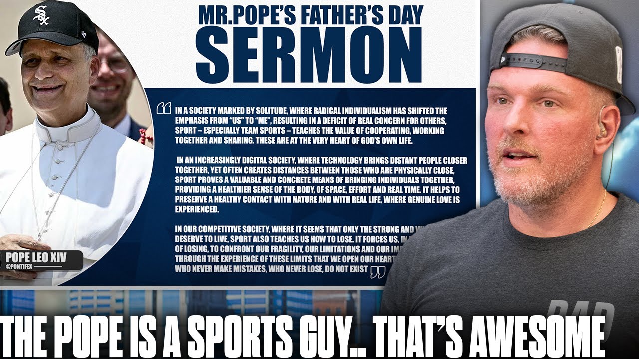 Pope Posts Incredible Message About Importance Of Team Sports?! | Pat McAfee Show