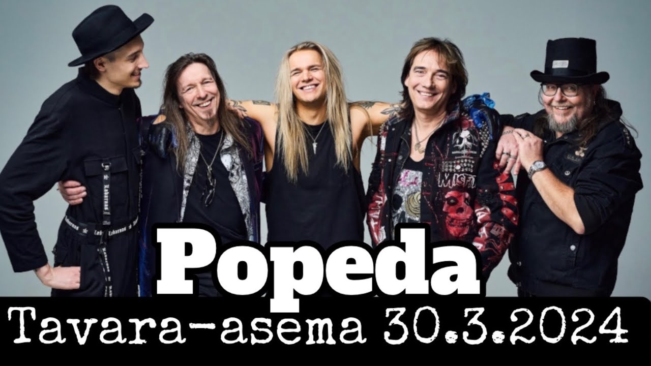 Popeda - Onhan päivä vielä huomennakin - Live @ Tavara-asema 30.3.2024. Olli Herman eka keikka