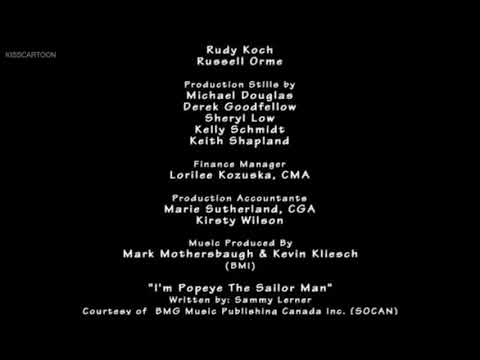Popeye Voyage: The Quest for Pappy End Credits 2004