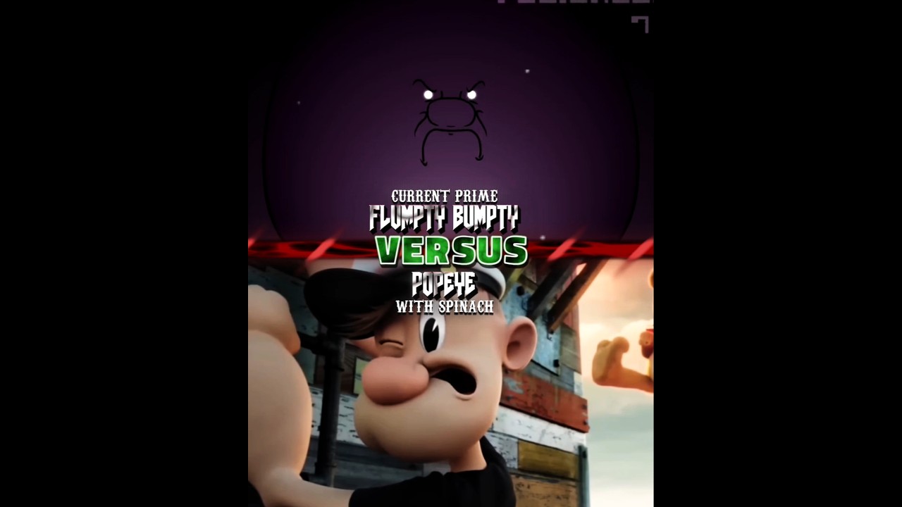 Popeye Vs Flumty Bumpty | #vs #edit #vsedit #shorts #vsbattle #1v1 #popular #fpe