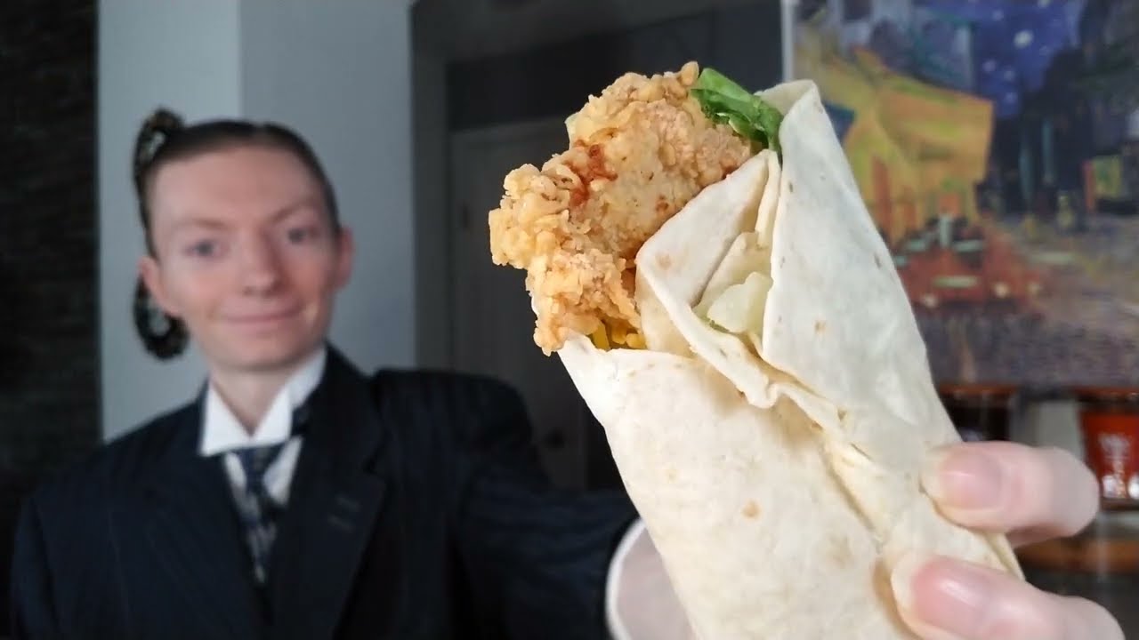 Popeyes NEW Chicken Wraps Review!