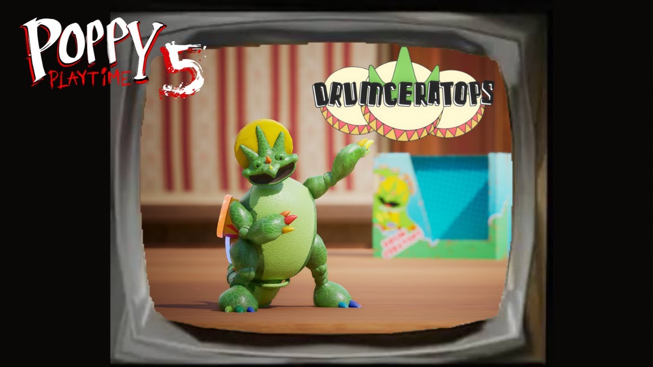 Poppy Playtime: Chapter 5 - NEW DRUMCERATOPS Jingle & Song VHS Commercial