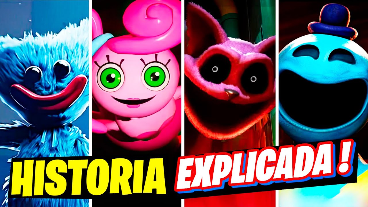 POPPY PLAYTIME TODA LA HISTORIA EXPLICADA !😨  - CAPITULO 1 AL 4