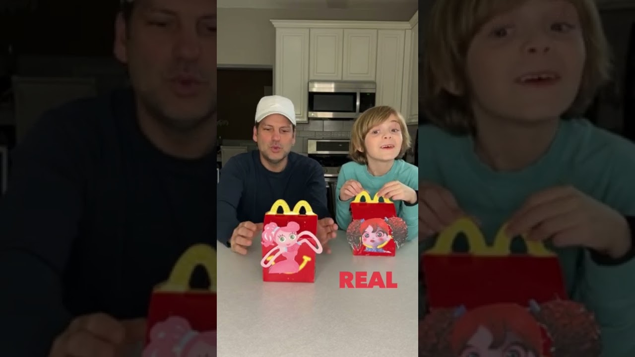 Poppy Playtime vs Mommy Long Legs // McDonalds Switch Up Challenge // #shorts