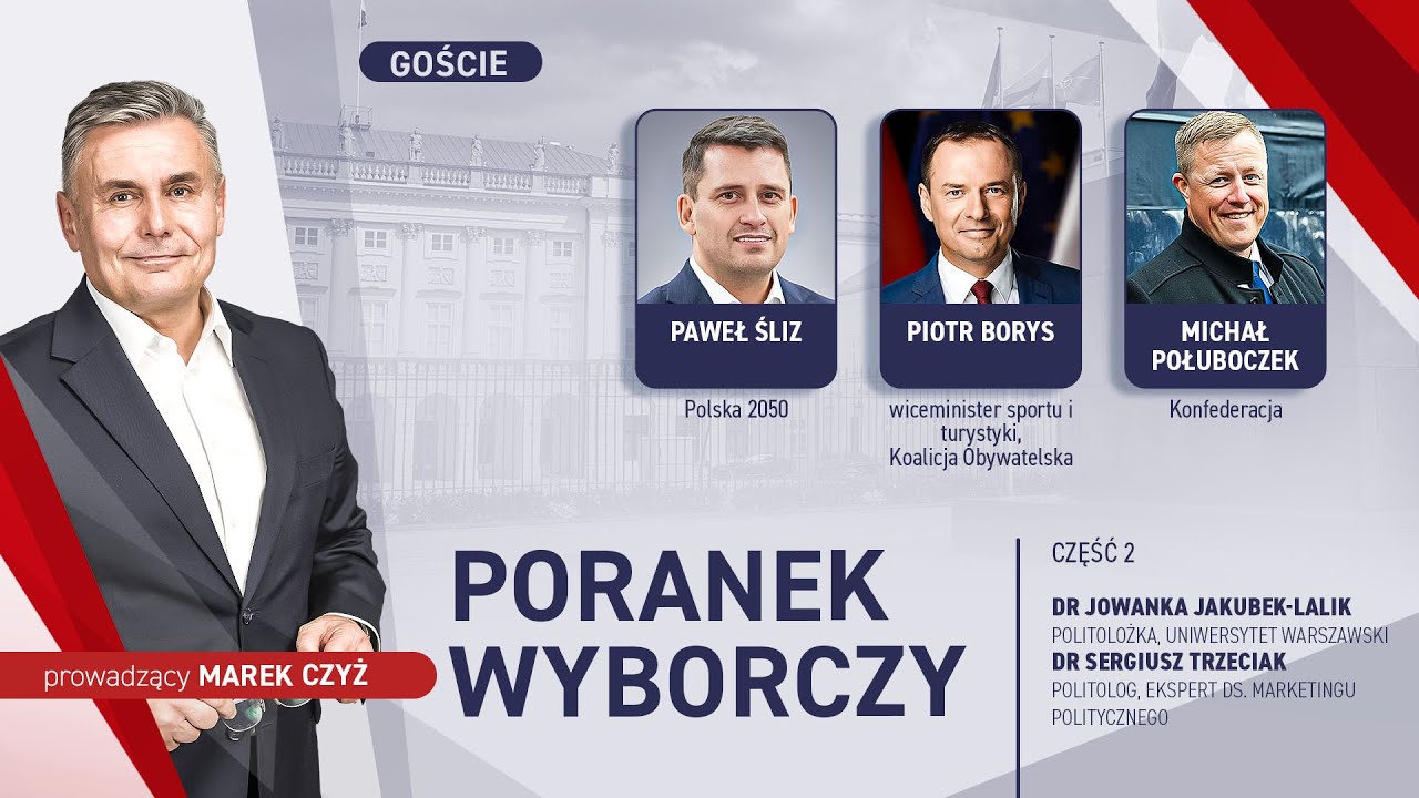Poranek Wyborczy | Śliz, Borys, Połuboczek | 18.06.2025