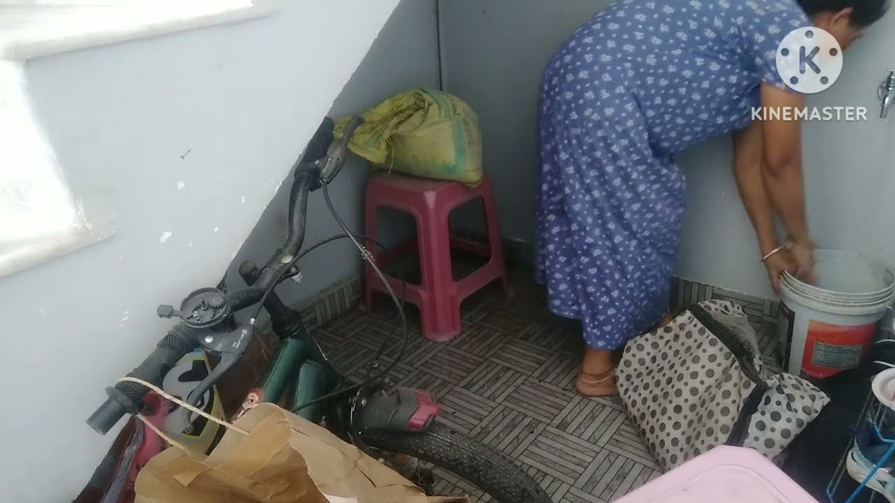 Porch cleaning vlog 🤷‍♀️आज पोर्च की सफाई करी एक एक चीज़ धो डाला 🌺