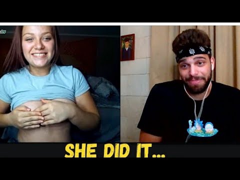 Pornstar showing his b**bs 🥵🥵 in omegle