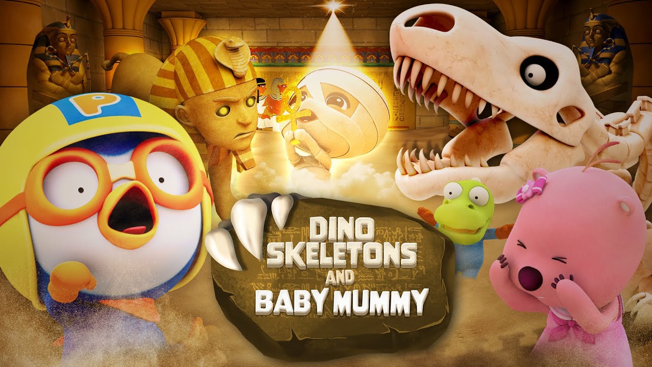 Pororo Movie - Pororo's Night at the Dinosaur Museum 2 | Baby Mummy Came Alive | Movie for Children