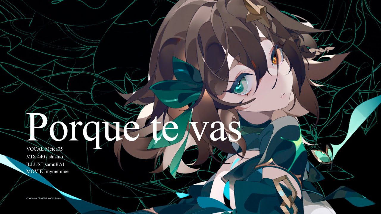 Porque te vas (Jeanette) - cover. Meica05