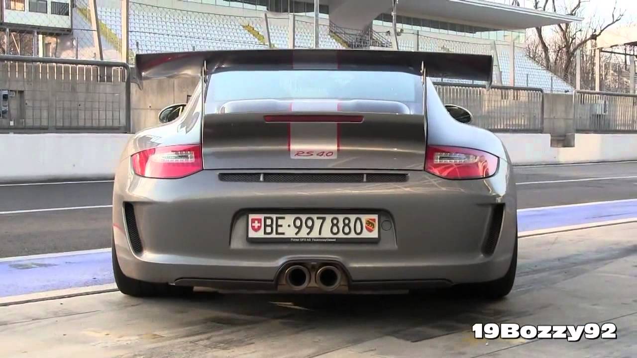 Porsche 997 GT3 RS 4 0 w Akrapovic Exhaust SOUND