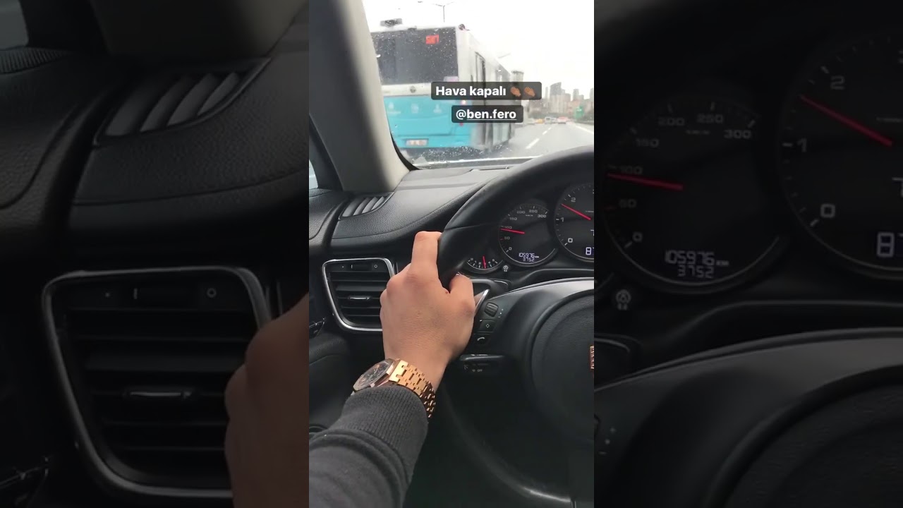 Porsche Gündüz | Ben fero-Demet Akalın | Araba snapleri