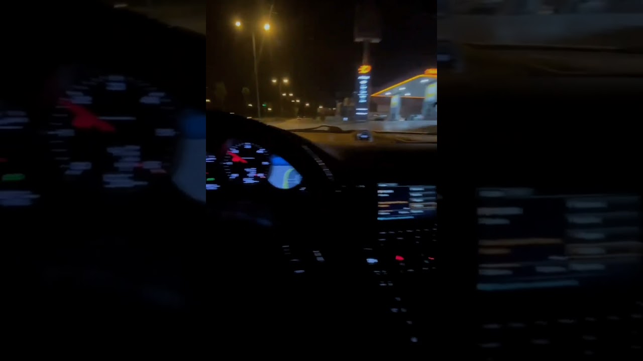 Porsche Snap gece araba Snap #porsche #lucu