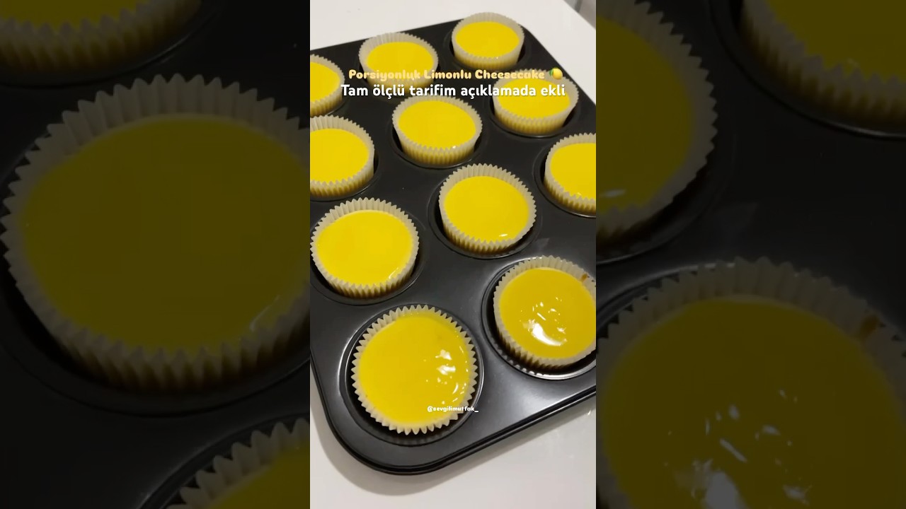 PORSİYONLUK MİSAFİR TATLISI YOK BÖYLE LEZZET TÜM PÜF NOKTALARIYLA yorumlarda buluşalım. #cheesecake