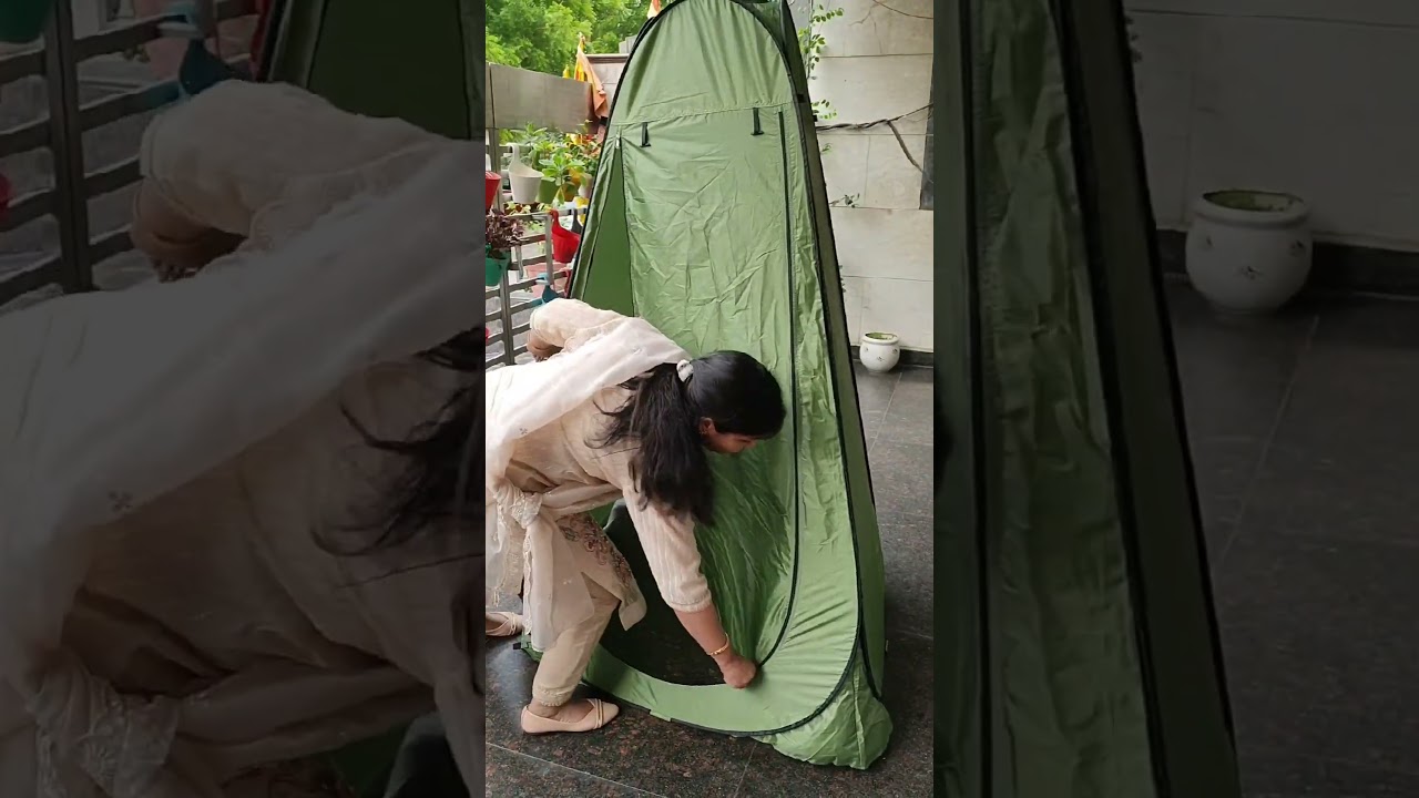 Portable Pop Up Camping Shower Tent | Portable dress changing tent | best camping toilet tent