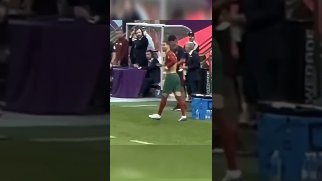 Portekizli taraftarlar Ronaldo oyuna girince gol olmuşçasına seviniyor #ronaldo #messi #skills #real