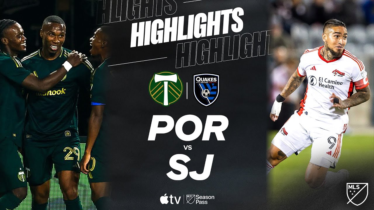 Portland Timbers vs. San Jose Earthquakes | Full Match Highlights | Stoppage Time Drama!