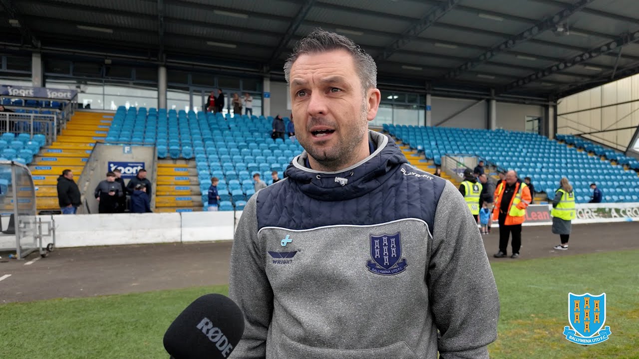 Post Match Interview I Jim Ervin I Ballymena United 1-1 Carrick Rangers