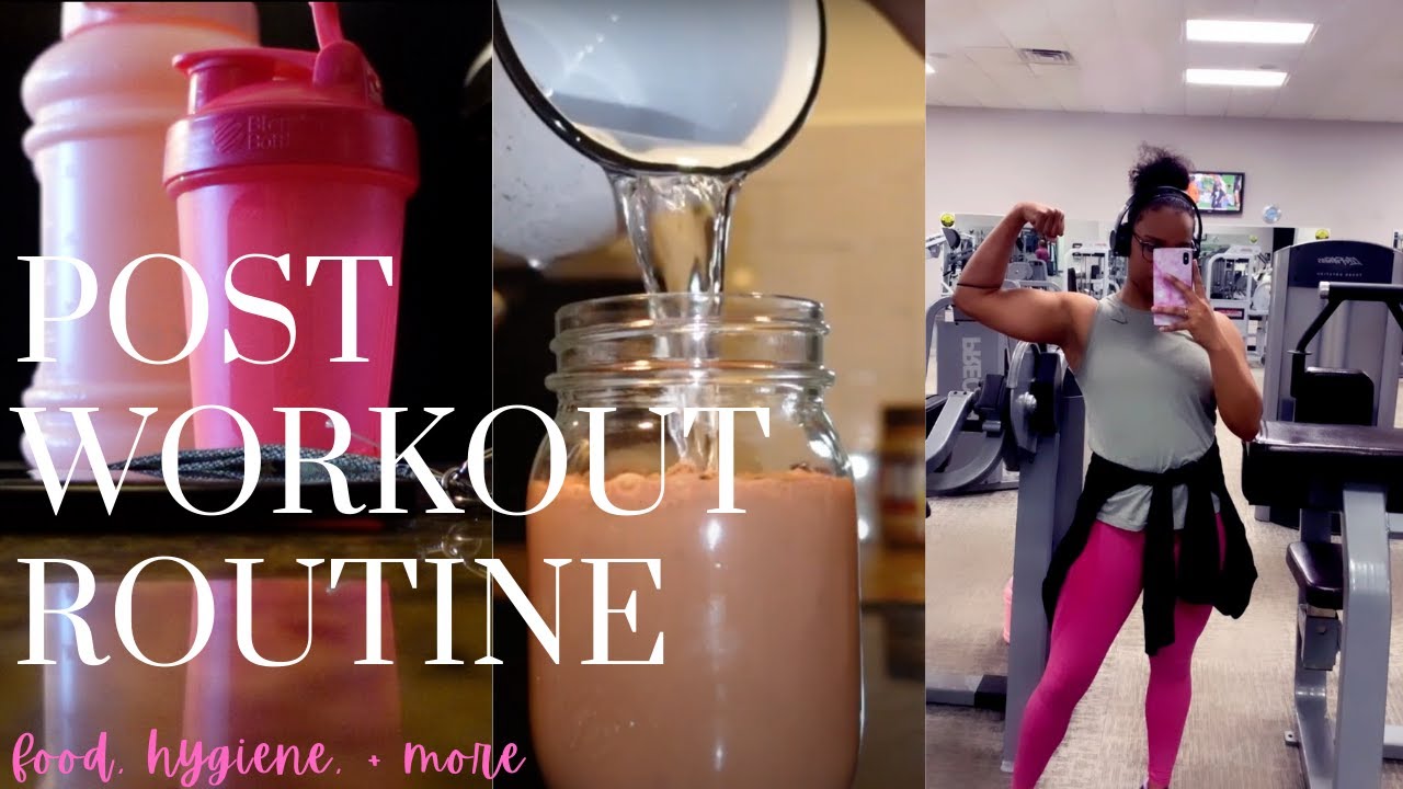 Post Workout Routine ► What I do AFTER The Gym (food, hygiene, self care +more)! |2022