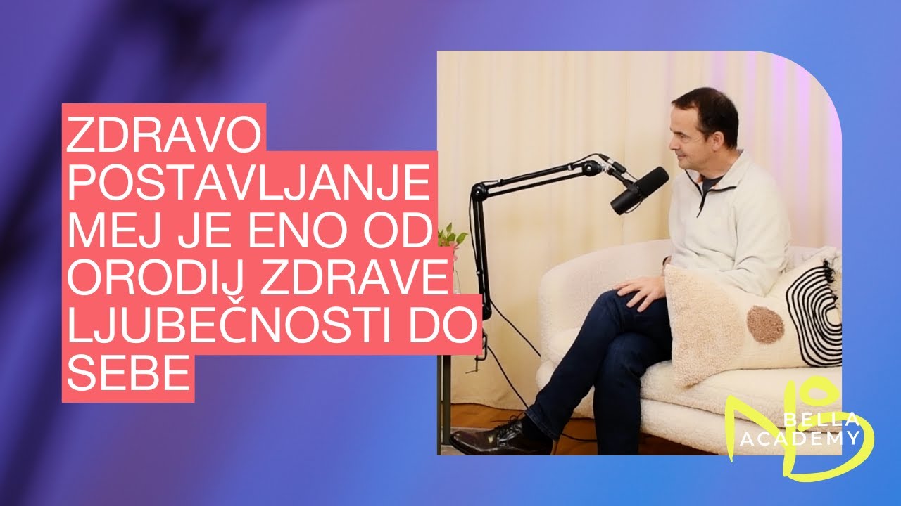 Postavljanje osebnih mej; psihiater dr. Klemen Rebolj