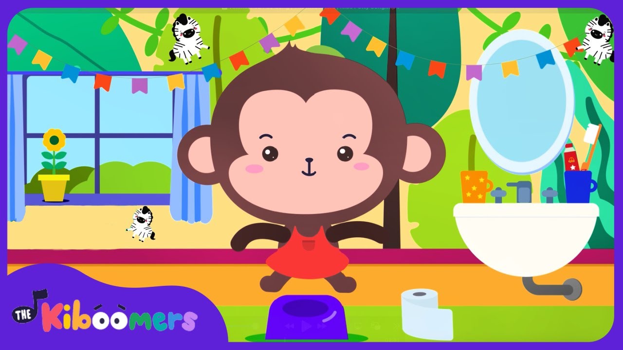 Potty Time Song | Animal Poo Poo Song | The Kiboomers | Fun Kids Potty Song