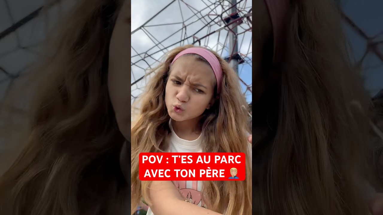 POV : T’ES AU PARC AVEC TON PÈRE 🤦🏼‍♂️ #humour #papa #sœur #drole #sketch #parc