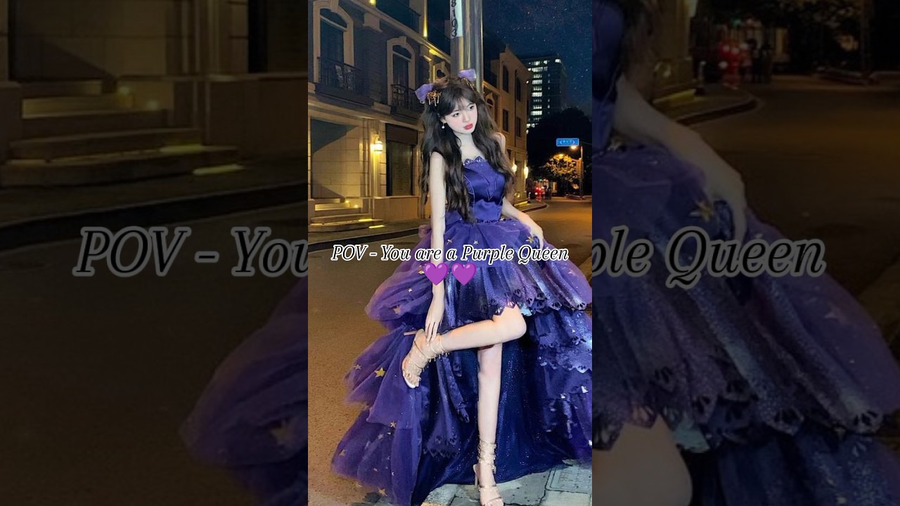 POV - You are a Purple Queen 💜💜 #shorts #purple #choices