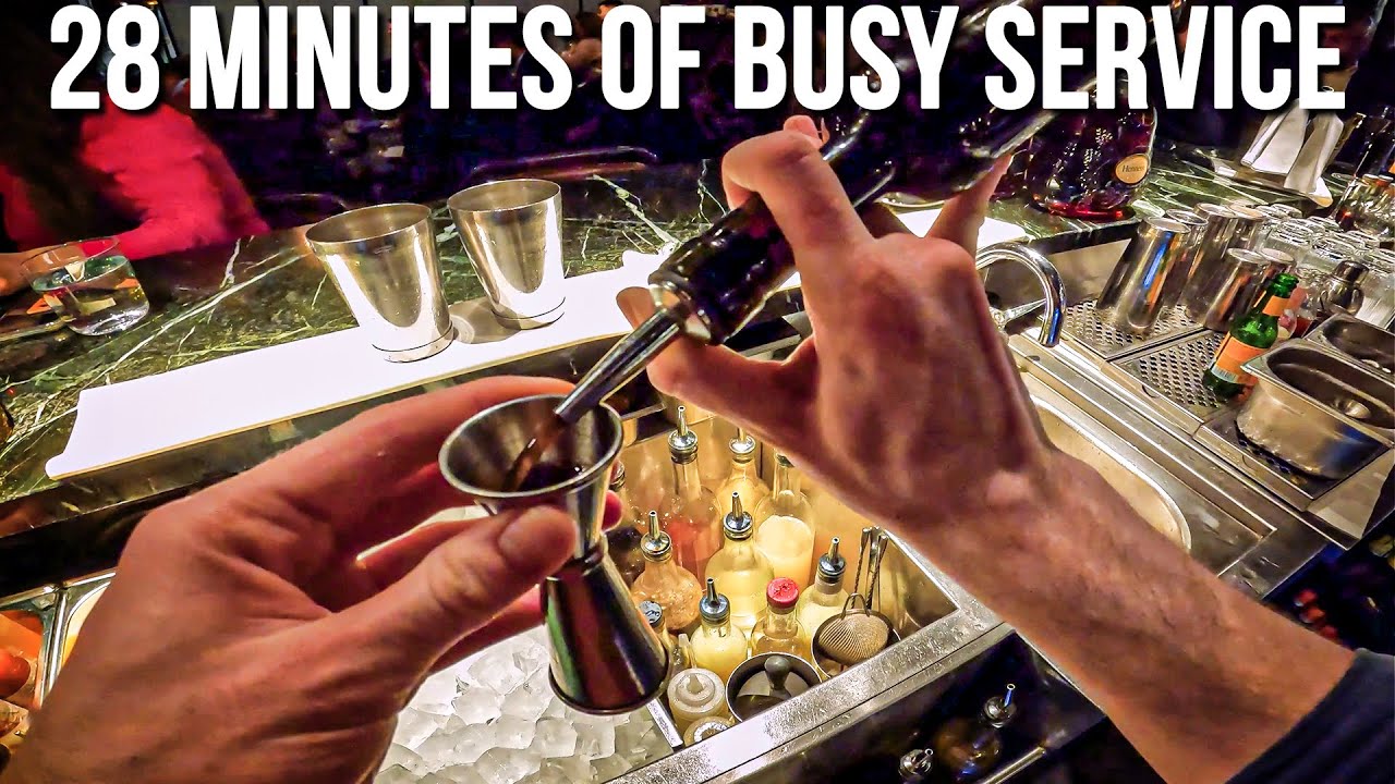 POV: Bartender at a Top London Restaurant