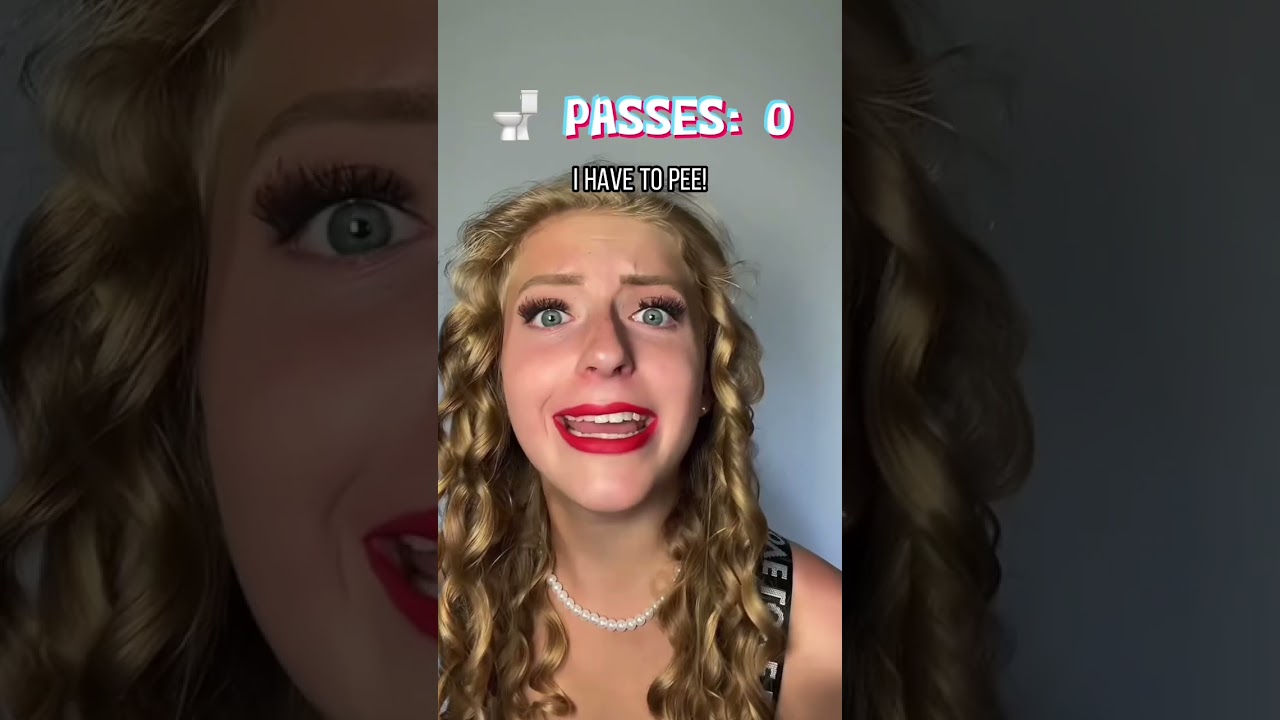 #pov each day you’re given a certain number of bathroom passes… #shorts