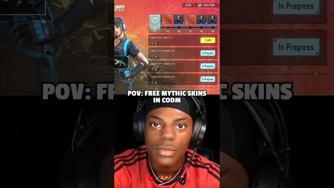POV: FREE Mythic Skins in CODM..💀