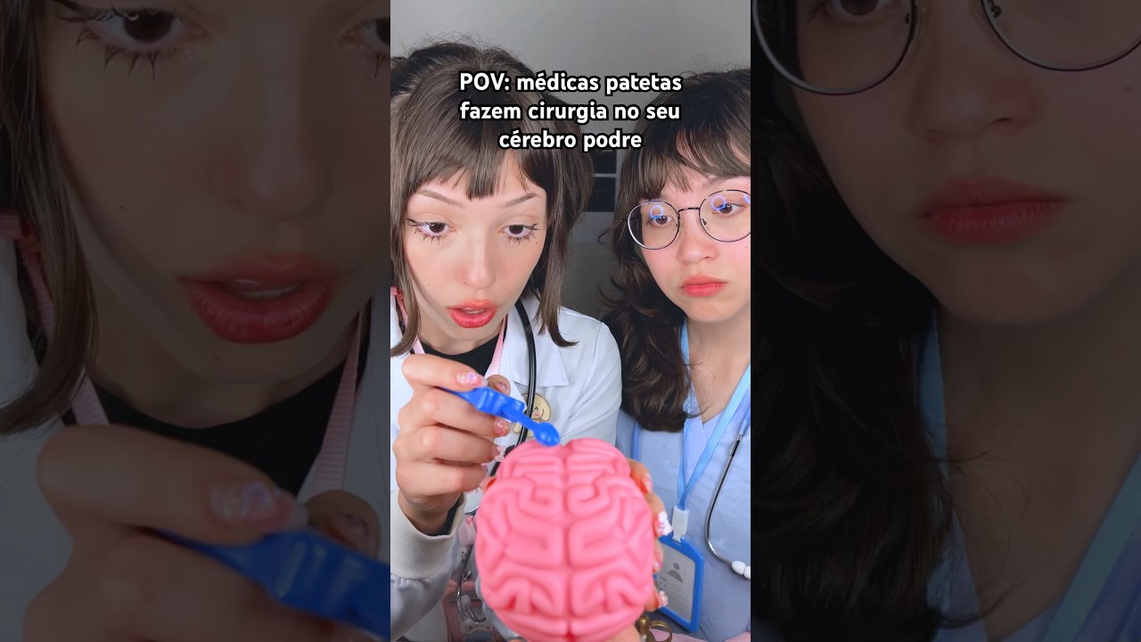 POV: médicas patetas tiram os podres do seu cérebro 🤕 #asmr #satisfying