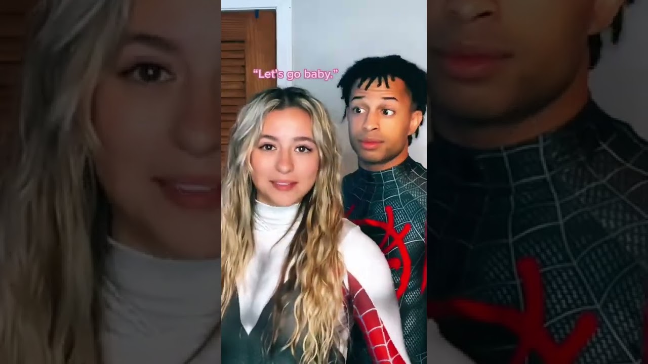 #POV: Miles & Gwen try to keep them dating a secret in front of the others…#shorts #marvel #acting