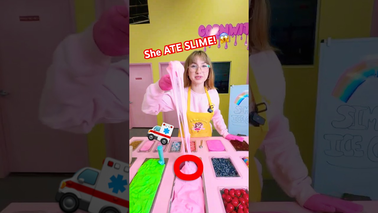 POV: she ATE my SLIME ICE CREAM! 😱🍦