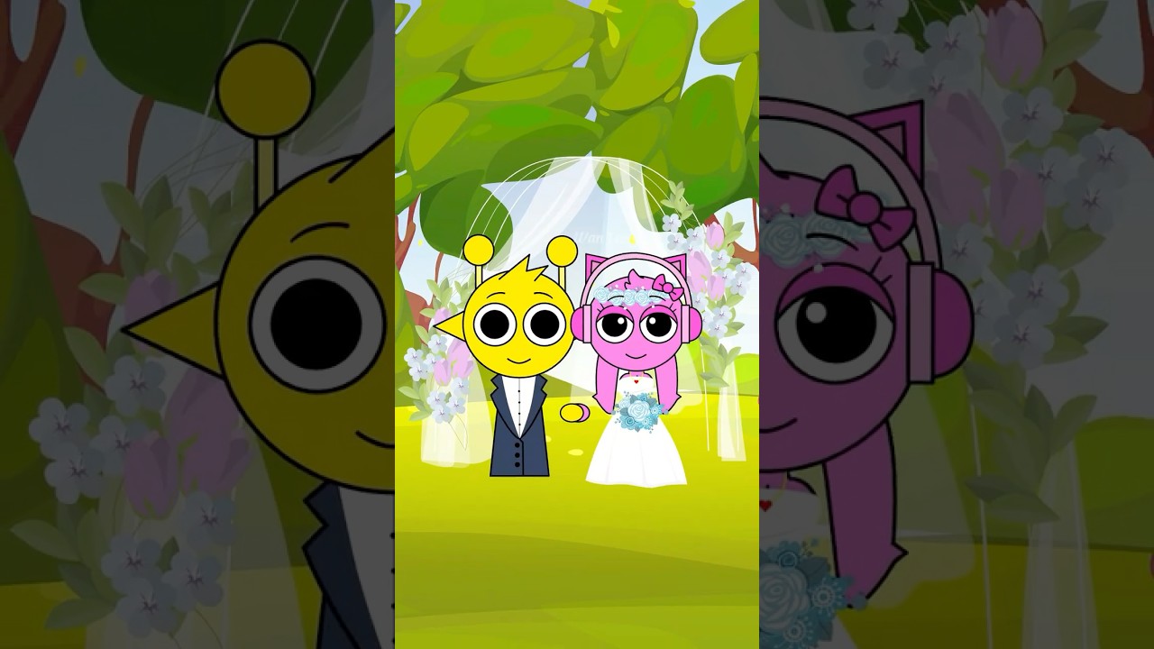POV: Simon and Stella’s wedding — a surprise gift from Zip || Incredibox Sprunki