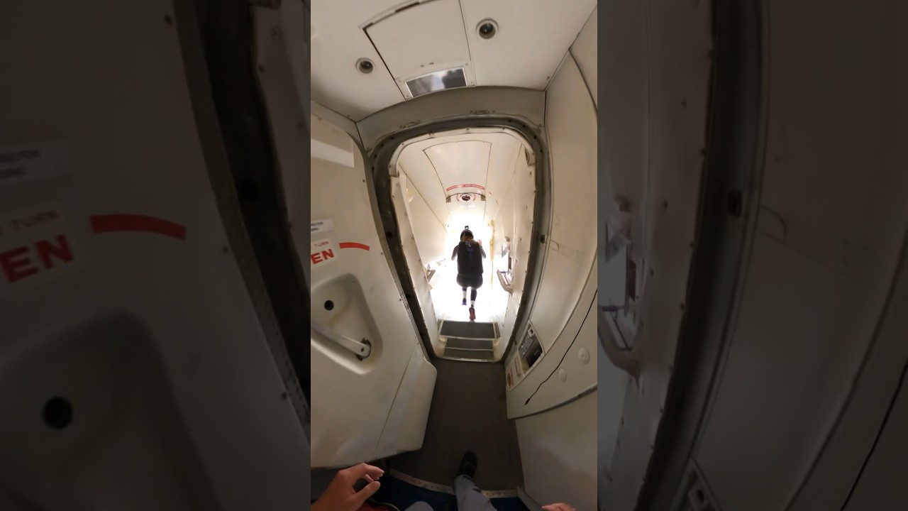 POV Skydiving out of a jet