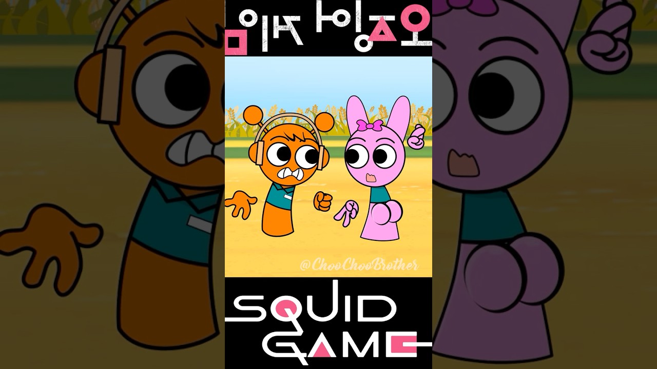 POV Squid Game Red Light Green Light Challenge - Oren vs Pinki | Incredibox Sprunki #incredibox