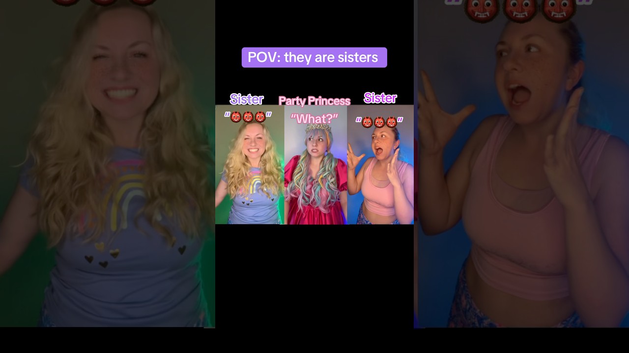POV: they are sisters (sisters sisters sisters sisters)#sisters #shorts #funny