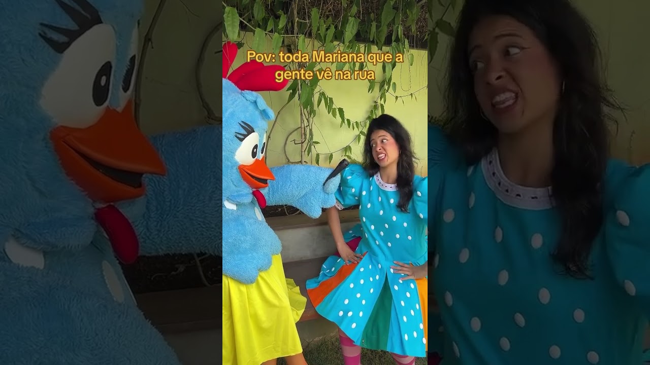 POV: Toda Mariana que a gente vê na rua | Galinha Pintadinha Extras #shorts