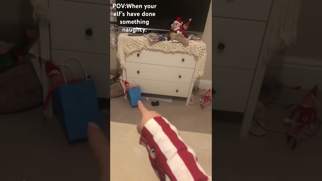 POV: when your elv is naughty! #elf #elfontheshelfchallenge #elfontheshelfideas